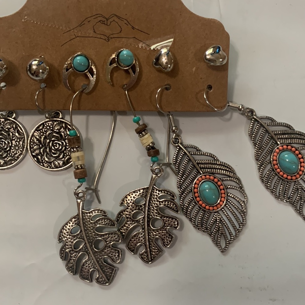 Earring set silver - Picture 3 of 5